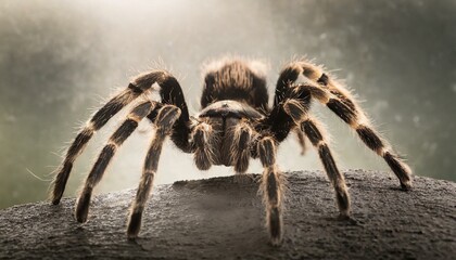 Giant tarantula spider, isolated, animal, zoom in