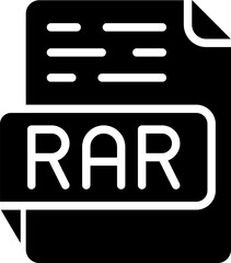 RAR Vector Icon