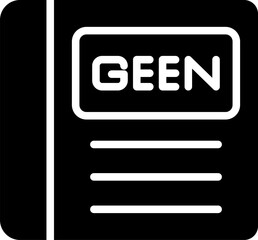 Green Book Vector Icon