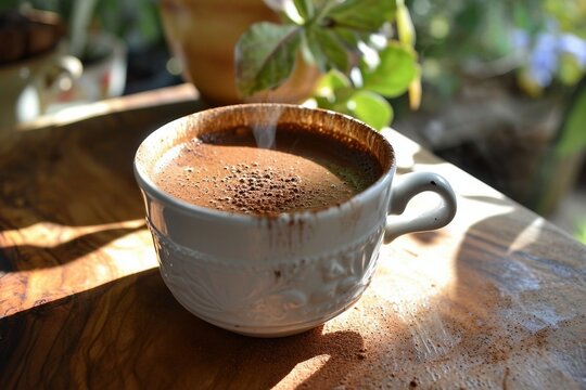 a cup of hot chocolate