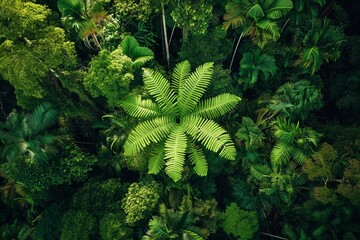 a green tree with many trees