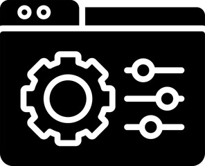 Control Panel Vector Icon