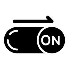 On Button Vector Icon