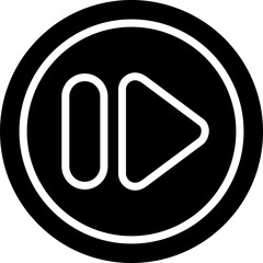 Fast Forward Button Vector Icon