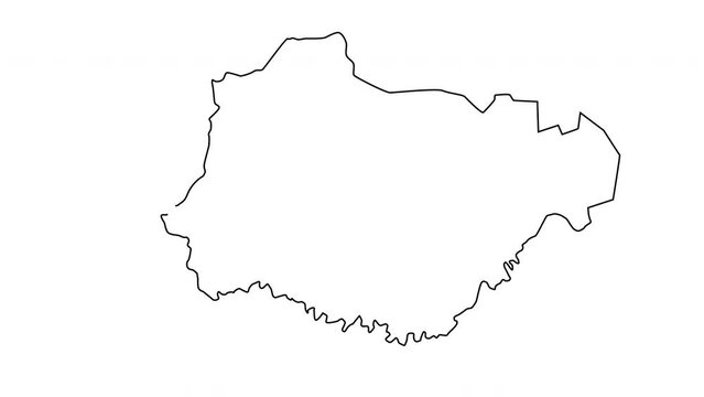 animated sketch map of San Jose del Monte in the Philippines