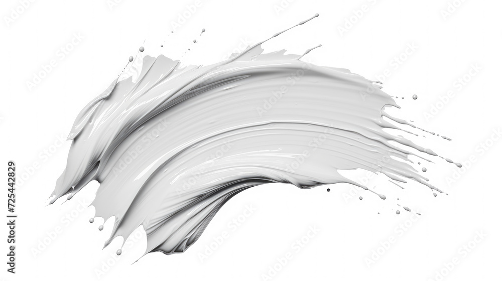 Poster close-up view of white paint on white surface. can be used for various design projects