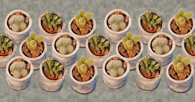 Stone products, reducing plastic production, reducing waste, super efficient use of resources in nature with the example of succulents