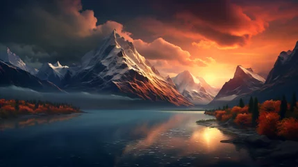 Photo sur Plexiglas Himalaya Scenic view of mountain