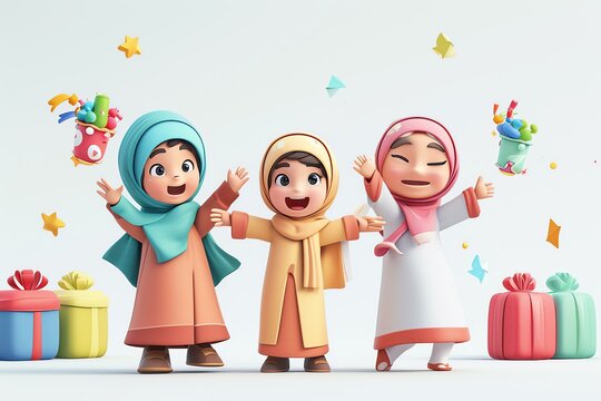 Ramadan Greeting charm  character
