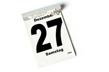  27. Dezember 2025