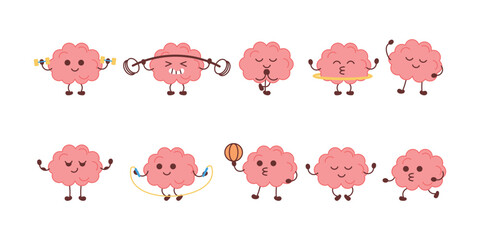 Brain Exercise Illustration
