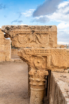 A Byzantine church in the Roman ruins of Khemissa in Algeria.