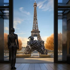 Poster View to eiffel tower © franklin