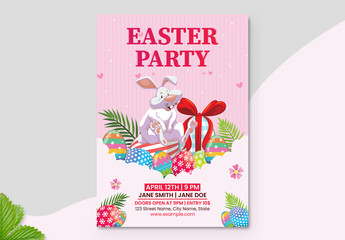 Easter Party Flyer Layout