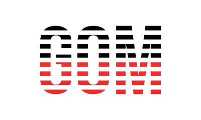 GOM three initial letter iconic line negative space minimal logo design vector template. monogram, abstract, wordmark, business, typography, minimalist, brand, company, flat, modern, unique, simple