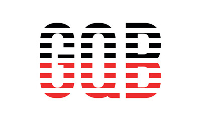 GQB three initial letter iconic line negative space minimal logo design vector template. monogram, abstract, wordmark, business, typography, minimalist, brand, company, flat, modern, unique, simple