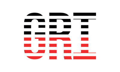 GRI three initial letter iconic line negative space minimal logo design vector template. monogram, abstract, wordmark, business, typography, minimalist, brand, company, flat, modern, unique, simple