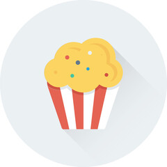 Cupcake Vector Icon
