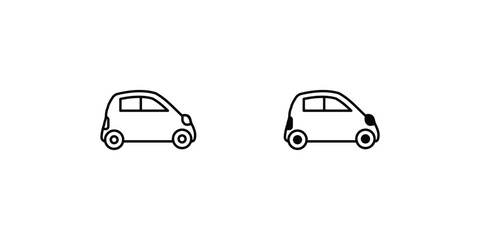 car icons vector stock illustration.