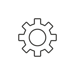 Gear Line Icon