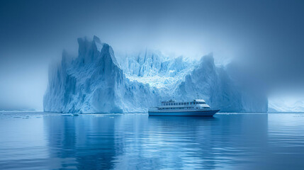 Cold and majestic iceberg