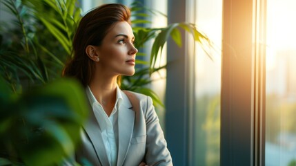 Woman in a business suit