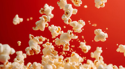 Flaying popcorn in air