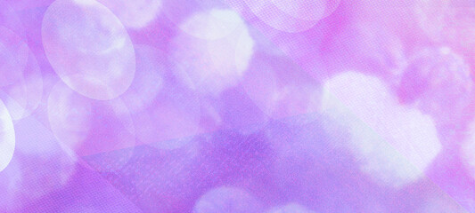 Purple widescreen bokeh background. Simple design backdrop for banners, posters, and various design works