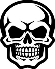 Skull - High Quality Vector Logo - Vector illustration ideal for T-shirt graphic