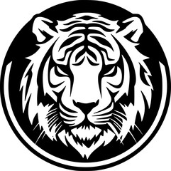 Tiger - High Quality Vector Logo - Vector illustration ideal for T-shirt graphic