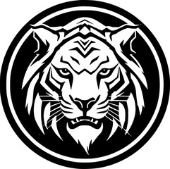 Tiger - High Quality Vector Logo - Vector illustration ideal for T-shirt graphic