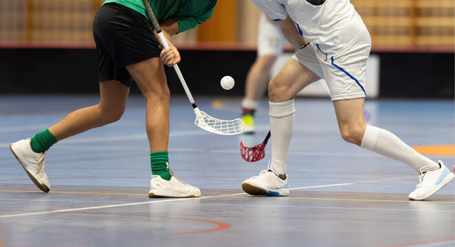 Floorball players