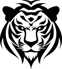 Tiger - High Quality Vector Logo - Vector illustration ideal for T-shirt graphic