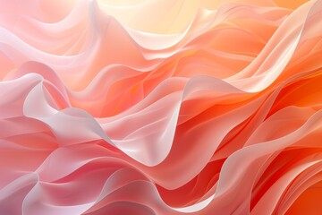 Obraz premium Peach Tonal Swirl