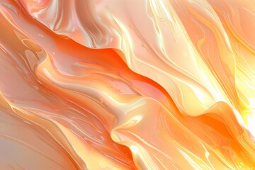 Obraz premium Luminous Peach Tides