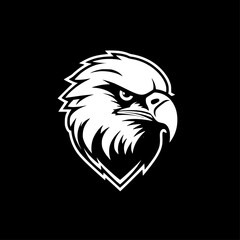 Fototapeta premium Eagle | Minimalist and Simple Silhouette - Vector illustration