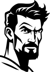 Football | Minimalist and Simple Silhouette - Vector illustration