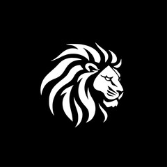 Lion | Minimalist and Simple Silhouette - Vector illustration