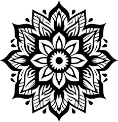 Mandala - High Quality Vector Logo - Vector illustration ideal for T-shirt graphic