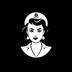 Nurse - High Quality Vector Logo - Vector illustration ideal for T-shirt graphic