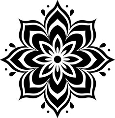 Mandala - High Quality Vector Logo - Vector illustration ideal for T-shirt graphic