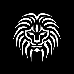 Lion | Minimalist and Simple Silhouette - Vector illustration