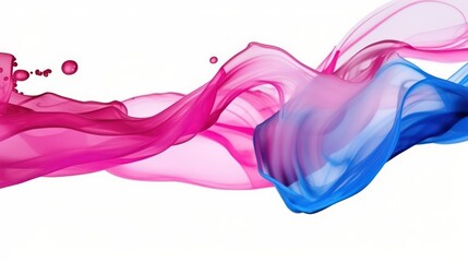 abstract colorful splash on white background