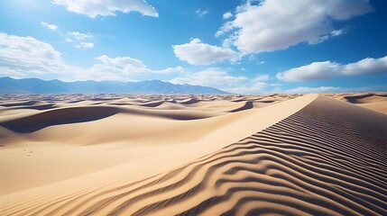 Sand dunes in Maspalomas, Gran Canaria, Canary Islands, Spain