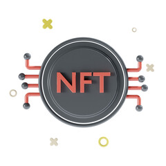 nft network 3d icon