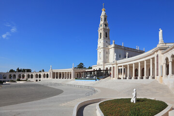 The  religious complex in the small town of Fatima