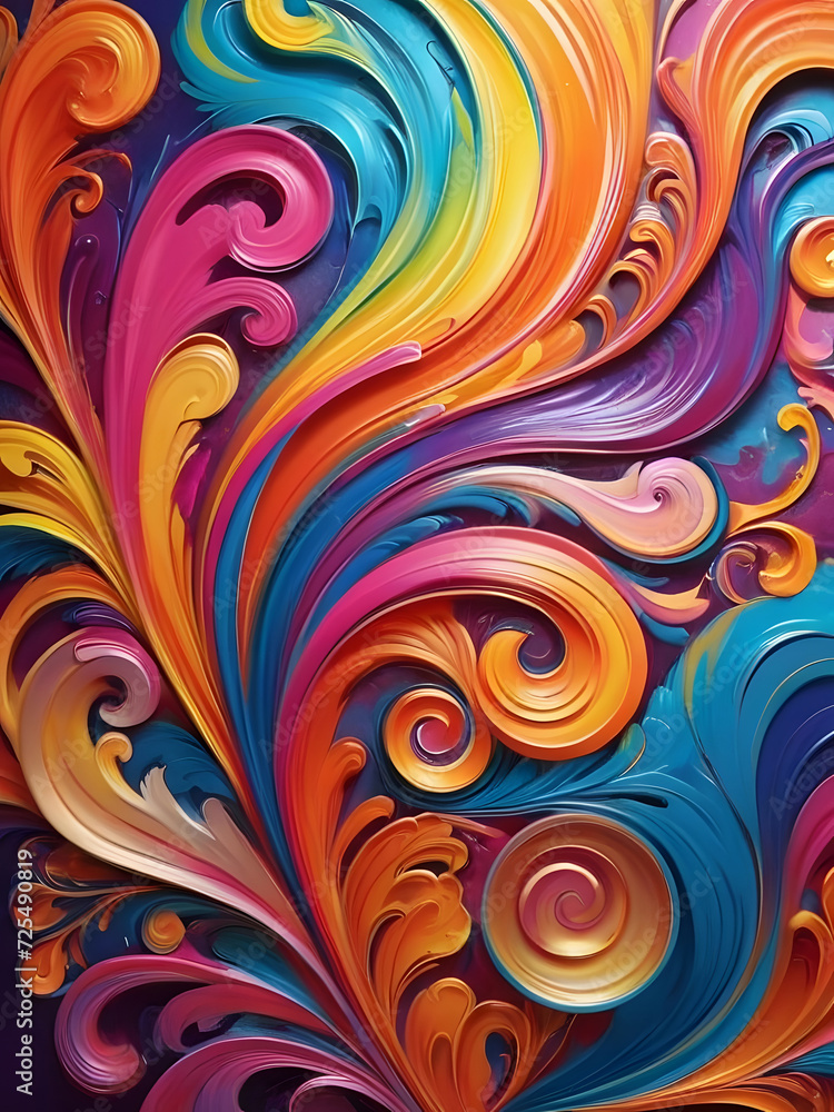 Poster gradient effects to give it a magical appearance. ai generated
