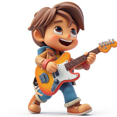 ClipArt, 3D, Cartoon, Teenage, Boy, 
