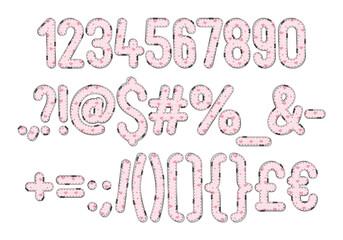 Versatile Collection of Valentina Numbers and Punctuation for Various Uses