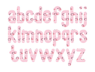 Versatile Collection of Sweetheart Alphabet Letters for Various Uses